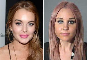 Lindsay Lohan, Amanda Bynes | Photo Credits: Dimitrios Kambouris/WireImages; Getty Images