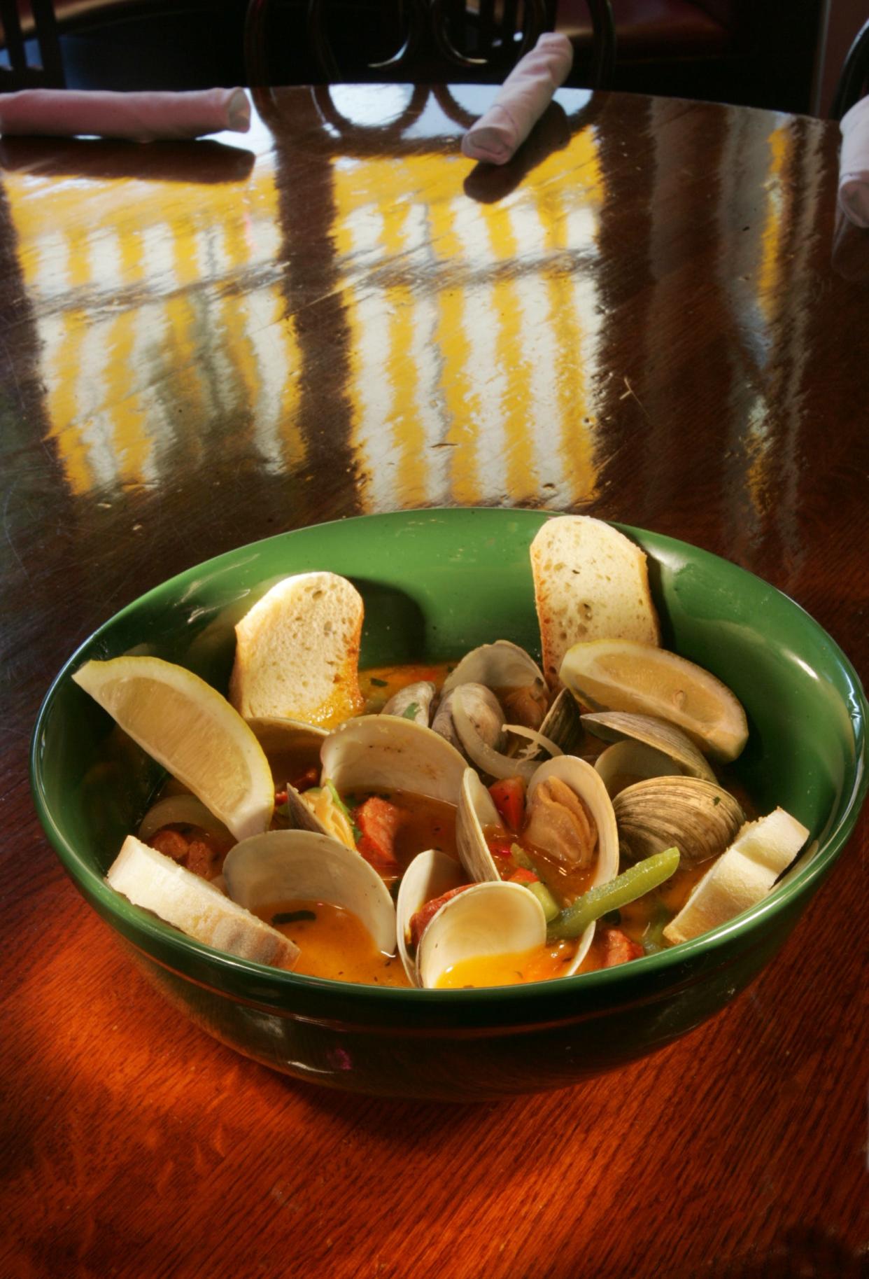 Gary's Portuguese Littlenecks are a signature appetizer at Brick Alley Pub. They are a homage to late chef Gary Mathias.