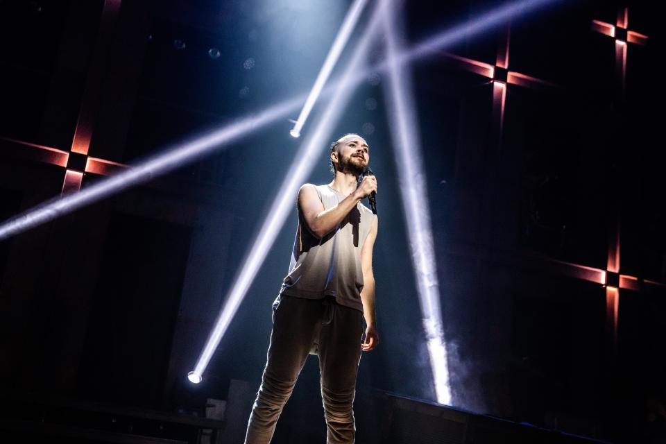 Jack Hopewell in the national tour of "Jesus Christ Superstar."