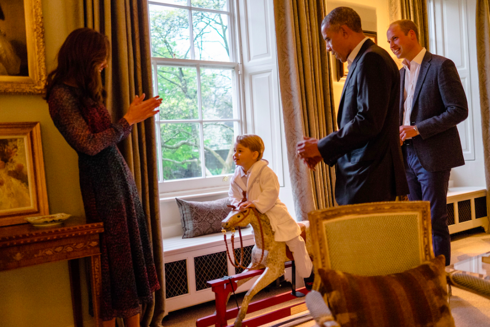 <em>William and Kate visited the Oval Office in 2014 (Rex)</em>