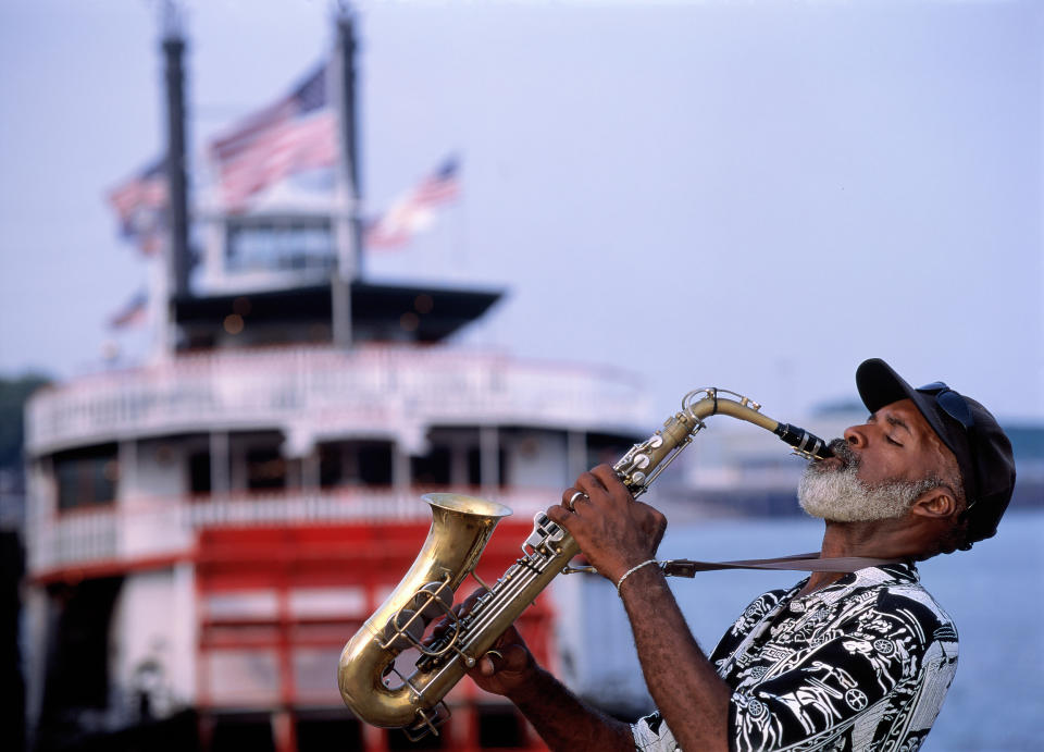 Saxophonist in Louisiana, New Orleans (Siegfried Layda / Getty Images)