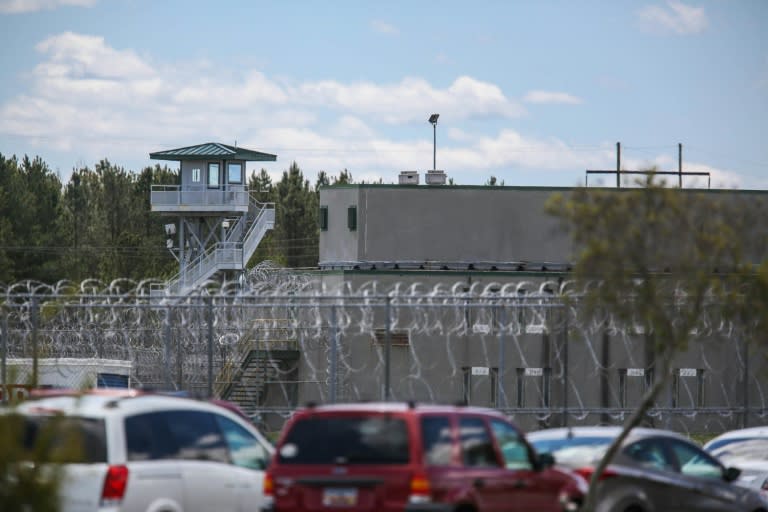 The Lee Correctional Institution in South Carolina, the scene of the deadly riot (Picture: AFP)