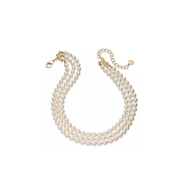 <p><a href="https://go.redirectingat.com?id=74968X1596630&url=https%3A%2F%2Fwww.macys.com%2Fshop%2Fproduct%2Fcharter-club-gold-tone-imitation-pearl-triple-row-choker-necklace-16-2-extender-created-for-macys%3FID%3D5814682%26CategoryID%3D78234&sref=https%3A%2F%2F" rel="nofollow noopener" target="_blank" data-ylk="slk:Shop Now;elm:context_link;itc:0;sec:content-canvas" class="link ">Shop Now</a></p><p>Triple-Row Pearl Necklace</p><p>$34.50</p><p>macys.com</p><span class="copyright">Macy's</span>