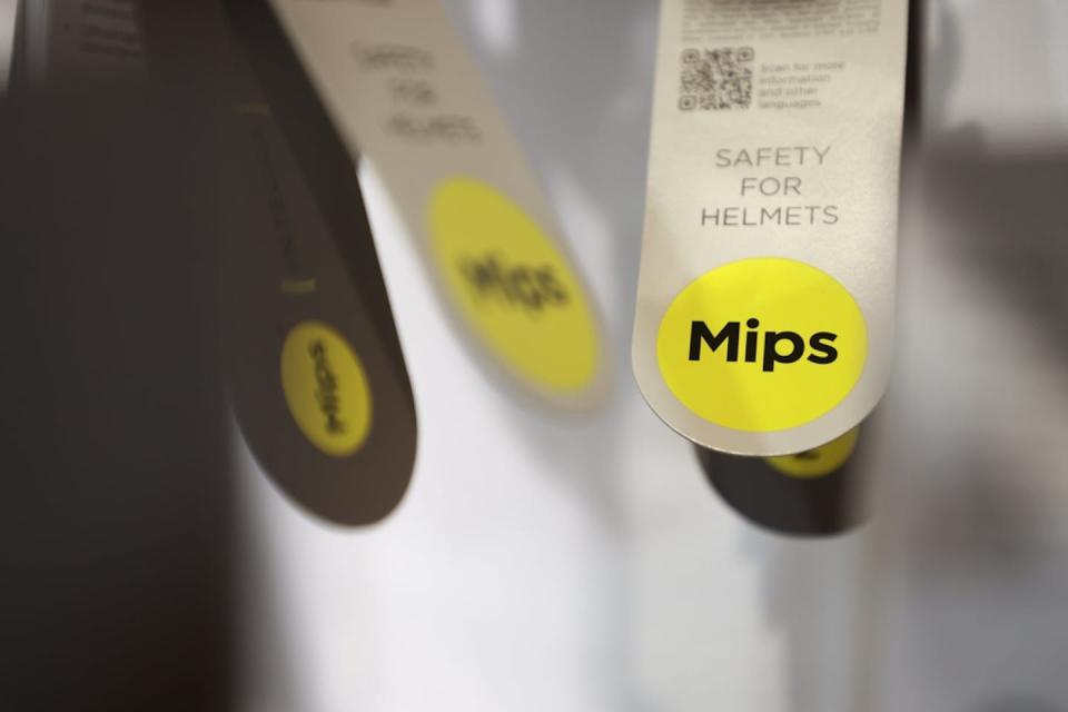 A MIPs-equipped helmet will usually be labelled as such. Shutterstock