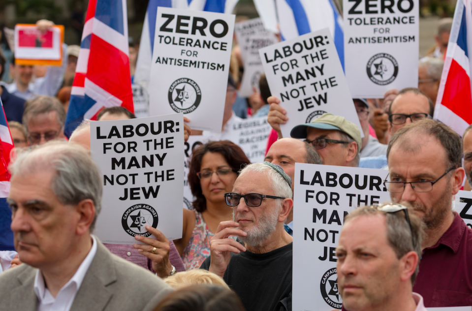 <em>Labour has been hit by a swathe of anti-Semitism accusations (Rex)</em>