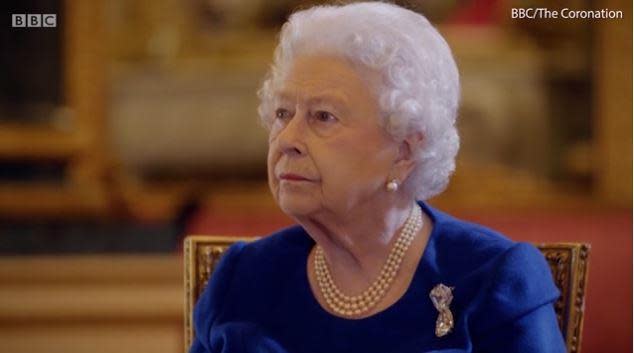 Wonderful Queen: Viewers sent in a wave of praise for the Monarch's reaction (BBC)
