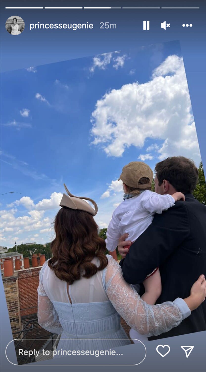 Princess Eugenie Shares Photos from Trooping the Colour on Instagram