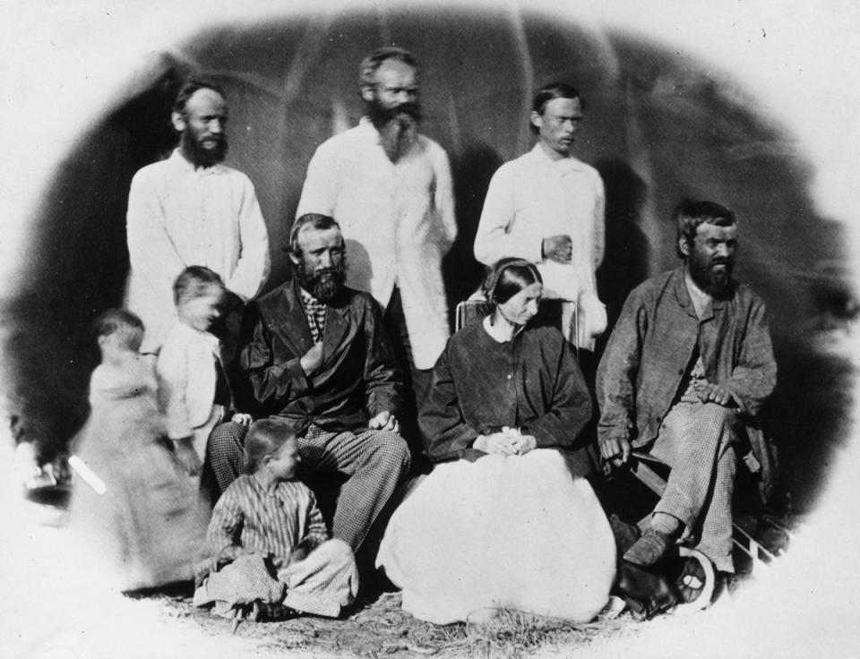 European missionaries who were imprisoned by King Theodore II of Ethiopia (then Abyssinia) (Hulton Archive / Getty Images)