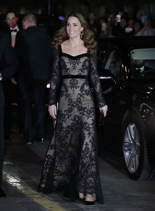 The Duchess of Cambridge wowed in an Alexander McQueen gown.