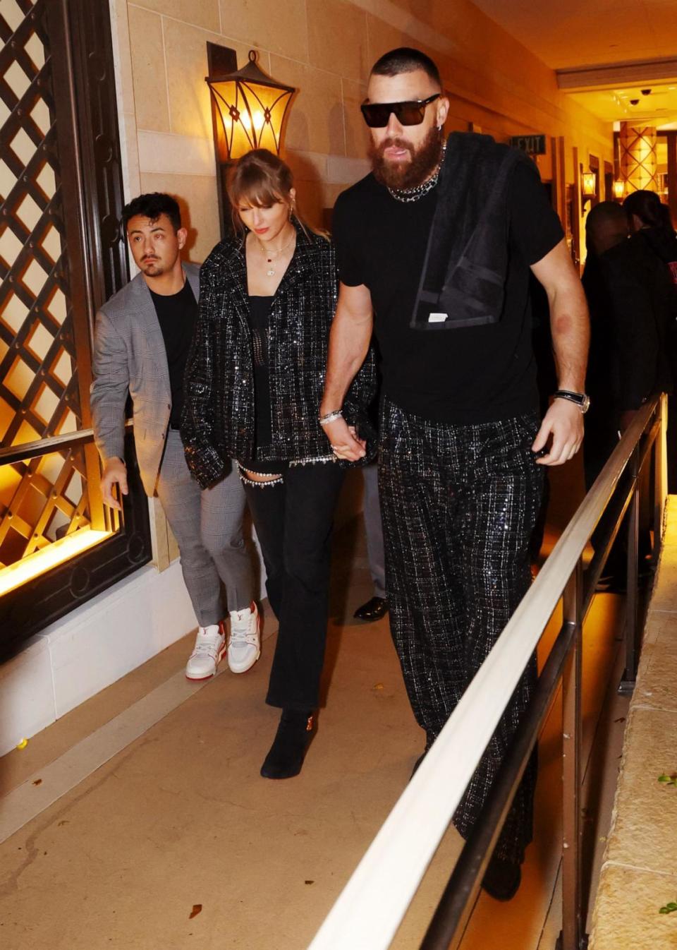 PHOTO: Taylor Swift attended the Super Bowl in Las Vegas after a concert in Japan. (Danny Mahoney/Wynn Las Vegas)