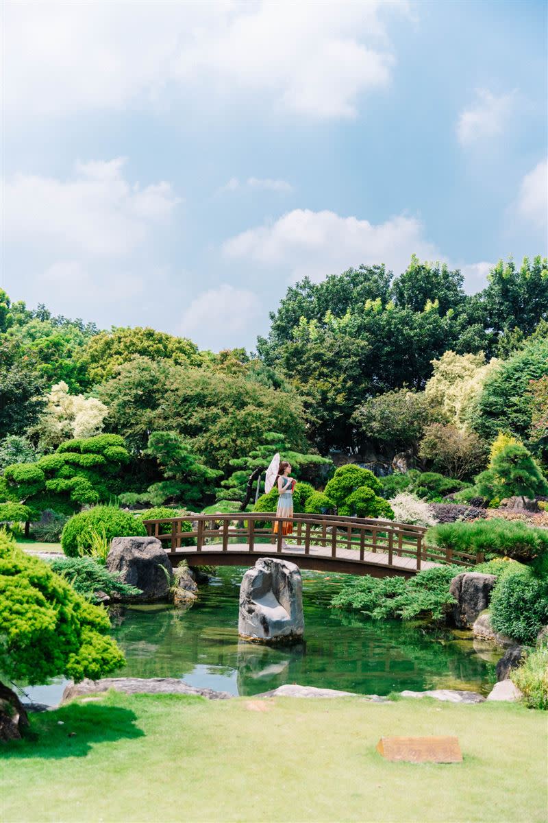 成美文化園風景優美，有「台版兼六園」美稱（圖／成美文化園提供）