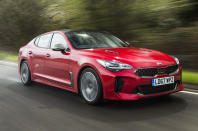 <p>There were a few raised eyebrows when Kia launched its Stinger saloon with a 361bhp 3.3-litre V6 engine. Surely it couldn’t give the likes of the Audi S5 a run for its money? Well, the Kia could, and it still offers a very rapid way to get around as it can accelerate from 0-60mph in 4.6 seconds and hit 155mph.</p><p>The twin-turbo V6 motor sounds good and is also happy to cruise, returning around 30mpg in normal driving. On top of this, the Stinger is very well equipped, so used prices that begin around £23,000 make this an intriguing, appealing left-field V6-powered five-door sports hatch.</p>