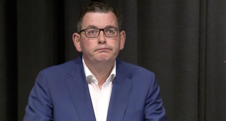 Victorian Premier Daniel Andrews is pictured.