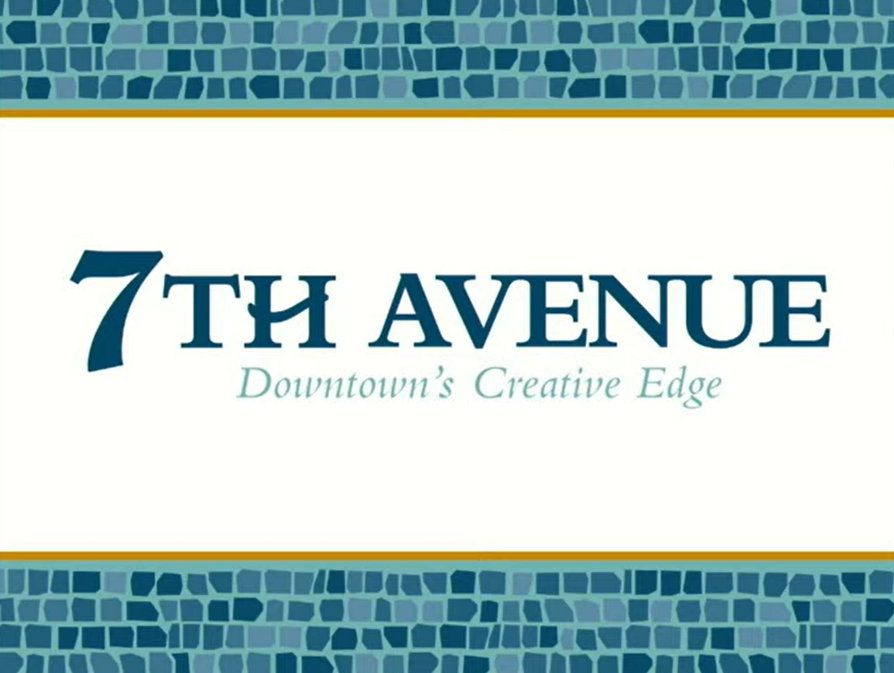 A slide from the presentation given by Arnett Muldrow & Associates about the newly unveiled Seventh Avenue branding.