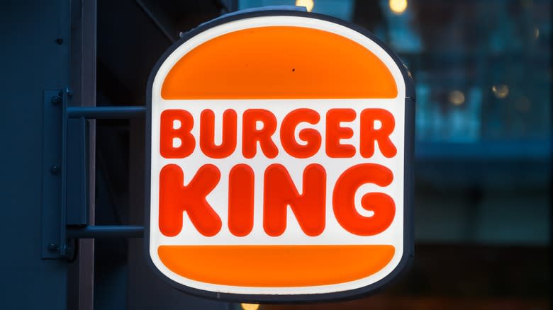 Burger King sign