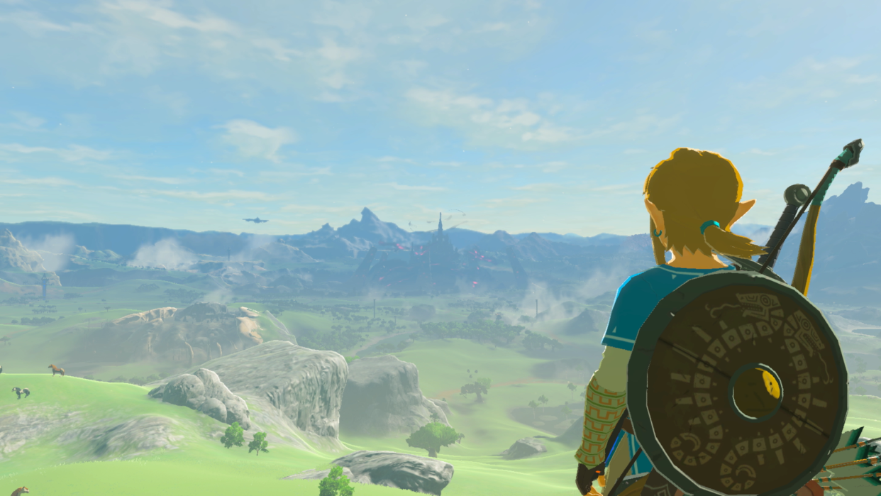 Link prepares to set out for magical, and treacherous, lands. Why don't you join him? (Credit: Nintendo)