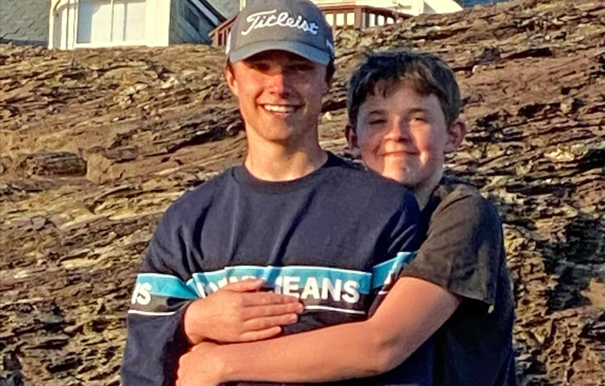 Barnaby Webber (left) was described by his family as a ‘beautiful, brilliant, bright young man, with everything in life to look forward to’. (PA)