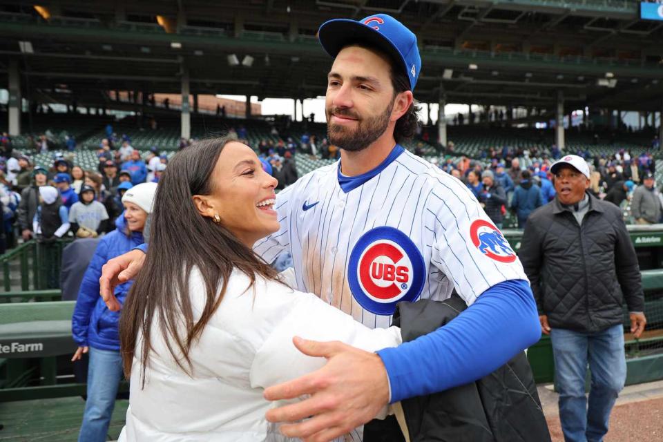 Michael Reaves/Getty Mallory and Dansby Swanson