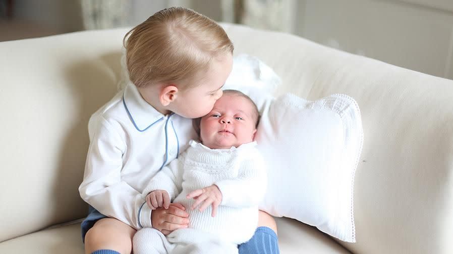 Prince George and Princess Charlotte.