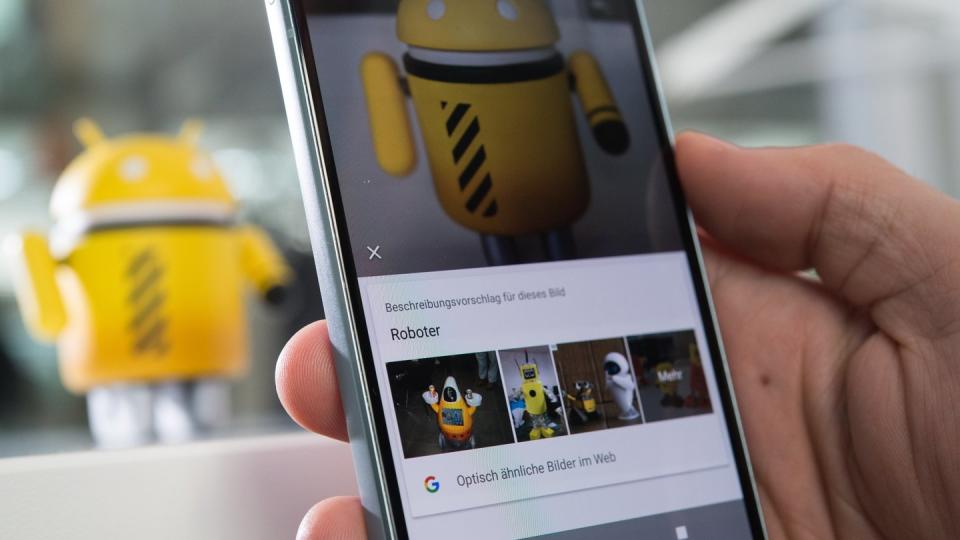 Google Lens ist nun auch für iPhone-Besitzer verfügbar. Foto: Franziska Gabbert