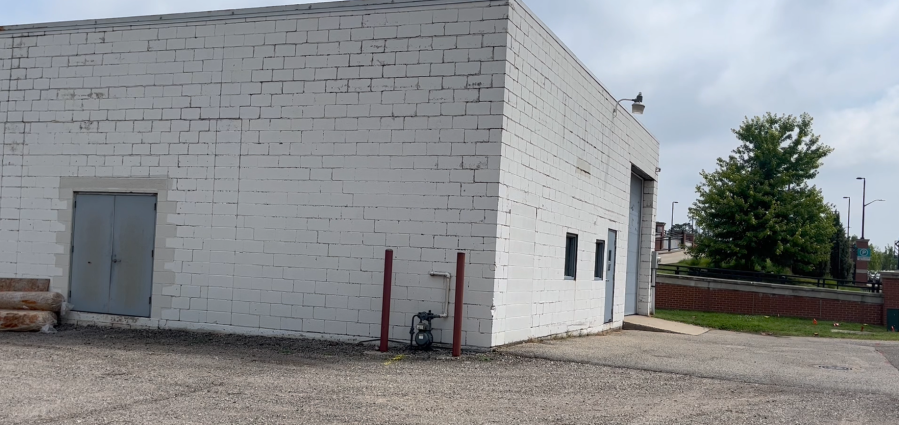 The future site of Lakeshore Advantage's Next Center, located at the intersection of 7th Street and College Avenue in downtown Holland. (July 6, 2023)