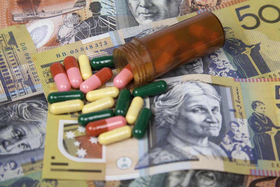 Pills and Australian Dollar