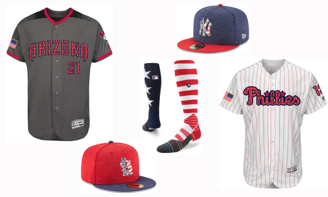 MLB unveils colorful new uniforms for All-Star game, Fourth of