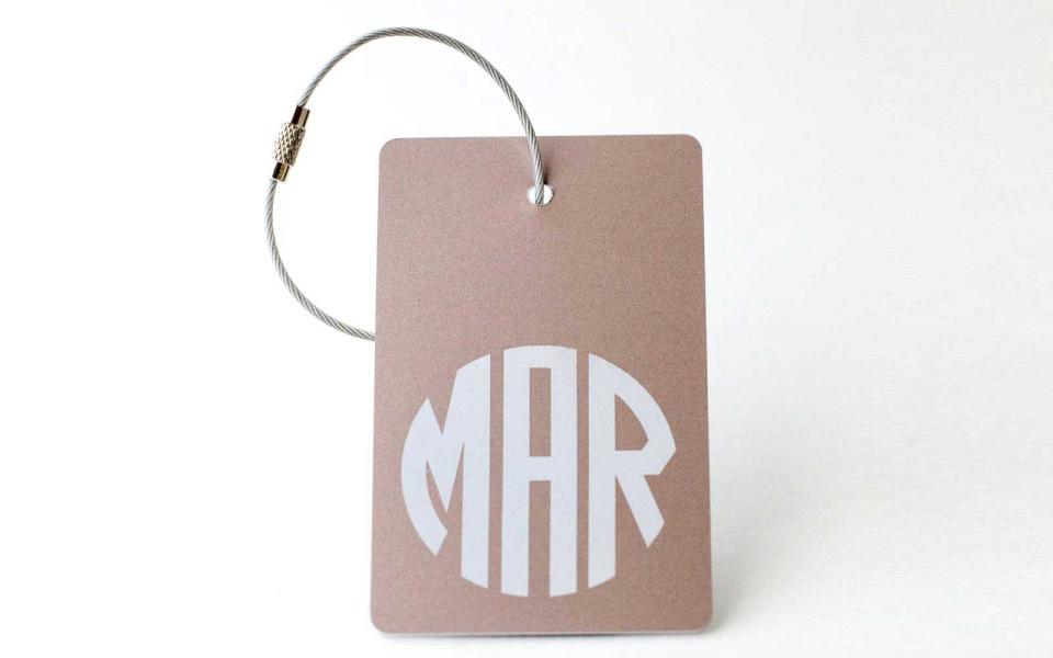 Fiber-reinforced Plastic Personalized Luggage Tag