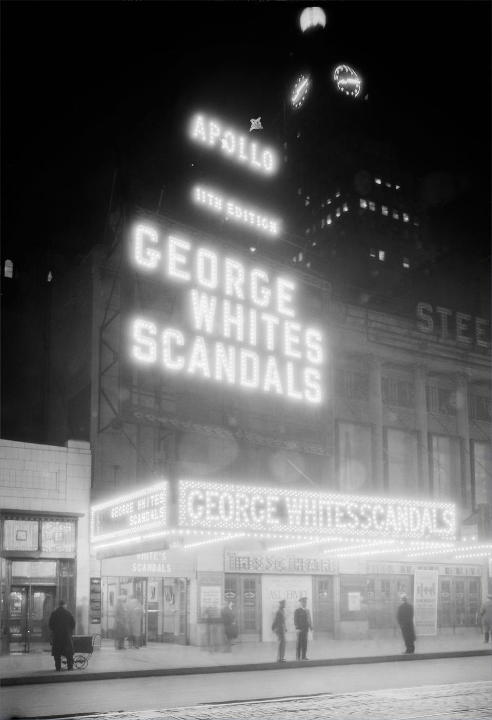 The Apollo Theater in Harlem in the 1930s.