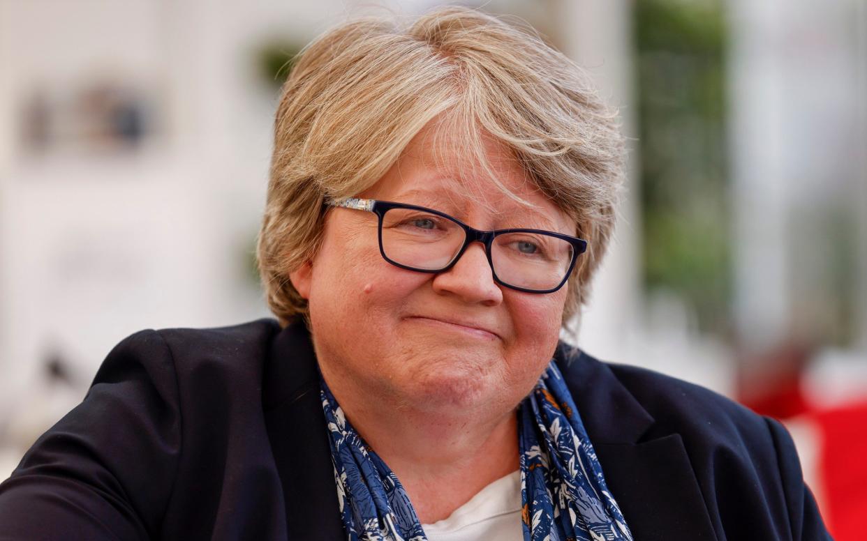 Therese Coffey says she wants to 'make sure we've got the right number of people' in the NHS, as she deals with a large backlog - Geoff Pugh for The Telegraph