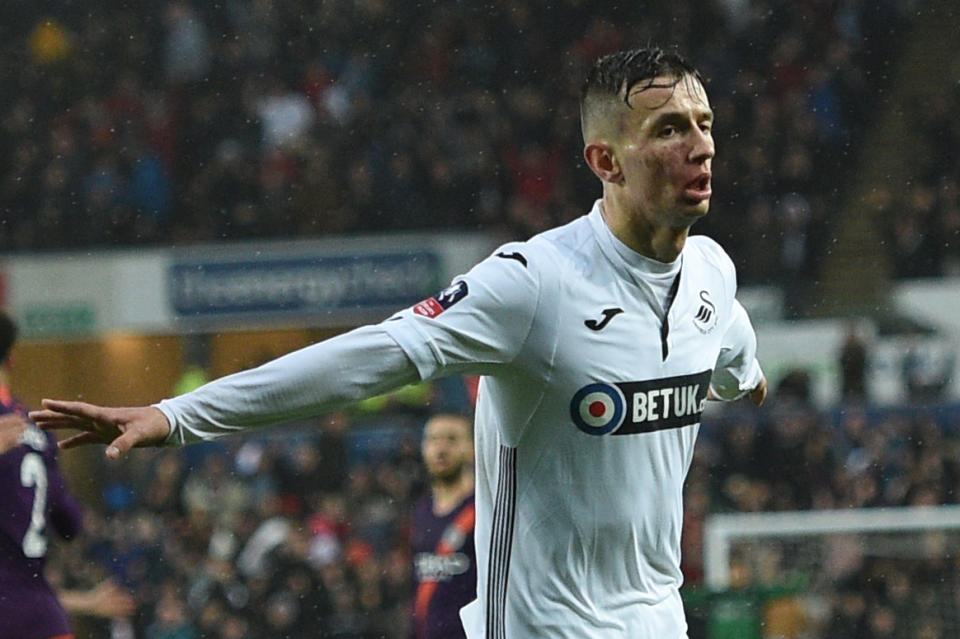 Swansea City's Bersant Celina is a key player for Kosovo. (Credit:Getty Images)