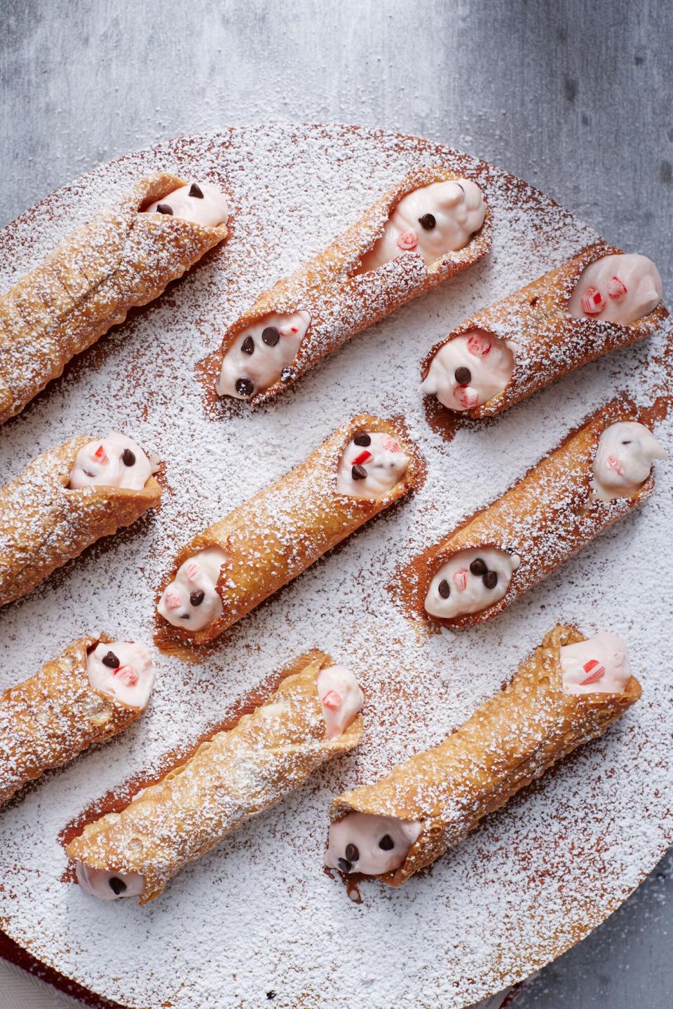 Peppermint Cannoli