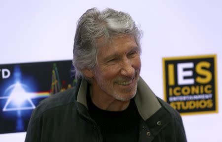 Band member Roger Waters poses for photographers at a media event to promote "The Pink Floyd Exhibition: Their Mortal Remains", which will open in May 2017, in London, Britain, February 16, 2017. REUTERS/Neil Hall