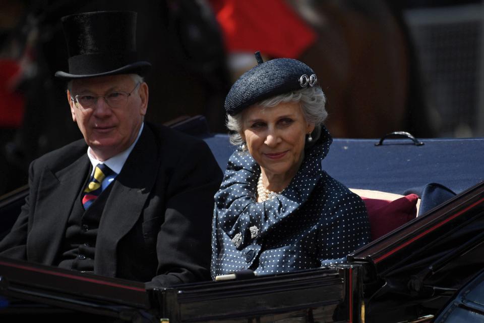 Prince Richard, Duke of Gloucester and Birgitte, Duchess of Gloucester at Trooping the Colour.