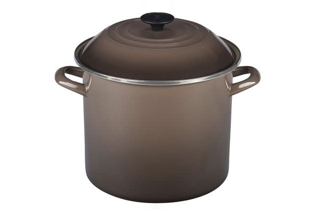 Le Creuset 10-qt Enamel on Steel Stockpot on QVC 