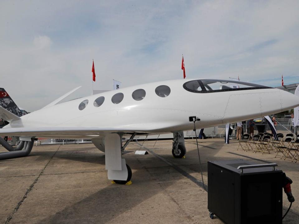 Alice at the Paris Air Show in 2019.