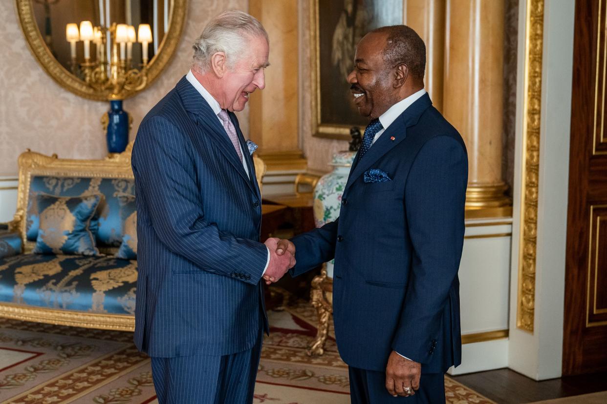 File photo: Bongo meets King Charles in Buckingham Palace (Aaron Chown/PA) (PA Wire)