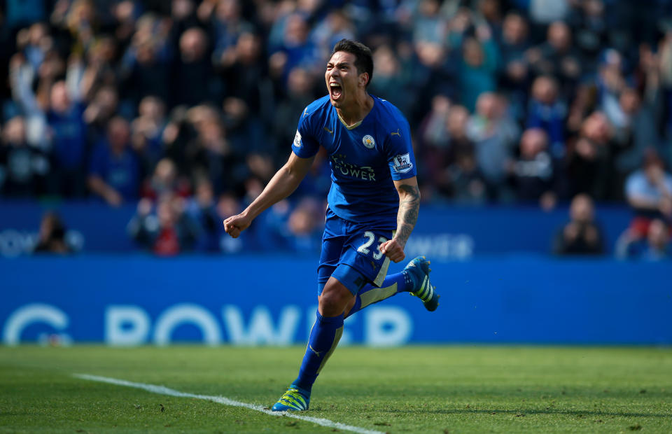 That penalty, and that celebration, may be Leonardo Ulloa’s finest moment for Leicester City