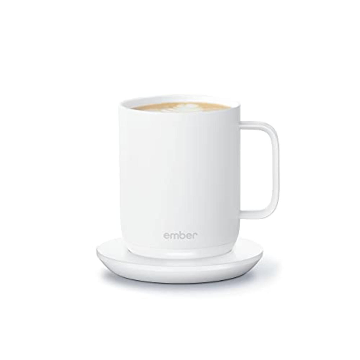 Ember Temperature Control Smart Mug 2, 10 Oz, App-Controlled Heated Coffee Mug with 80 Min Battery Life and Improved Design, White (AMAZON)