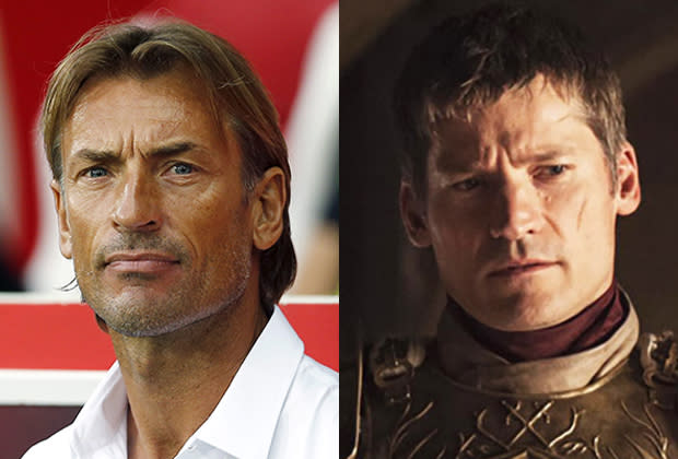 Jamie Lannister at World Cup 2018? No wait, that's Morocco coach Renard