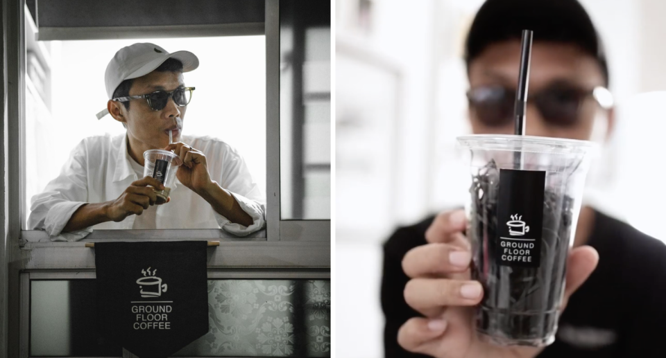 Freelance photographer Muhammad Adhwa Hasif invests S$4,000 to sell coffee from a Pasir Ris HDB window