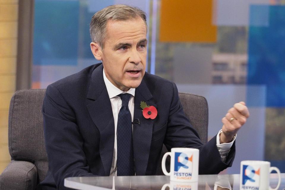 Support: Mark Carney said the Bank was preparing for “whatever deal we have”: Rex Features