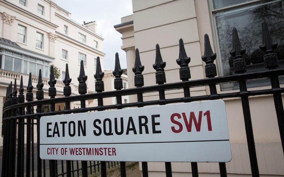 Eaton Square is the most expensive street address in England