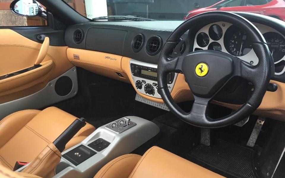 ex-david beckham ferrari 360 spider