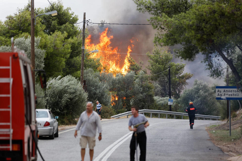 Greece wildfires