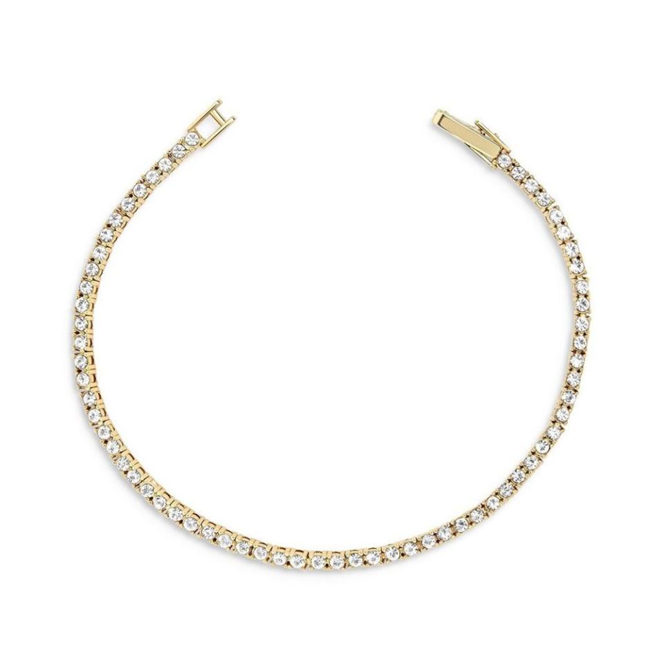 Bennett 18K Gold Tennis Bracelet