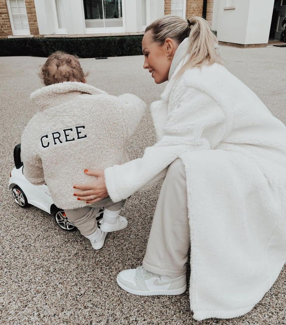 Kate Ferdinand shares one-year-old son Cree with husband Rio Ferdinand (Kate Ferdinand / Instagram)