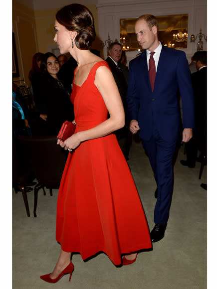 See All the Up-Close Photos of Princess Kate's Lady in Red Moment in Canada| The British Royals, The Royals, Kate Middleton