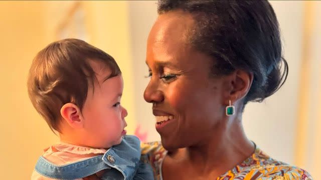 <p>Al Roker/instagram</p> Deborah Roberts and Sky Clara