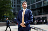 Raffaele Petrone, jr partner at Armonia SGR, poses for a photograph at Canary Wharf in London, Britain August 10, 2017. Picture taken August 10, 2017. REUTERS/Peter Nicholls